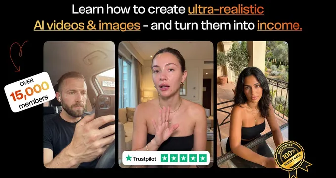 AI Video Bootcamp Skool classroom showing 21 courses organized across the 9-phase curriculum
