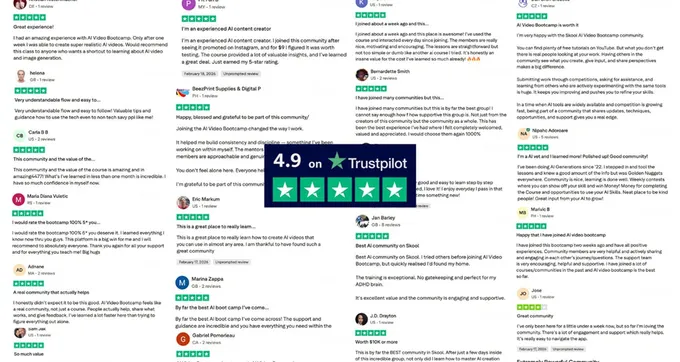 AI Video Bootcamp Income Opportunity Hub showing brand deals and freelance gigs posted for community members