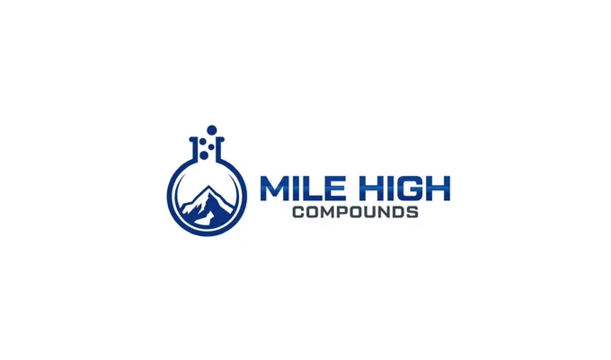 Mile High Compounds Skool community slideshow featuring peptide education content
