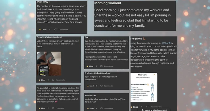 SHE Fit member testimonials and success stories