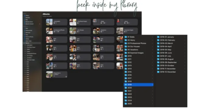 The Photo Project Skool community curriculum overview showing 16 courses and 219 modules covering the complete photo organization workflow